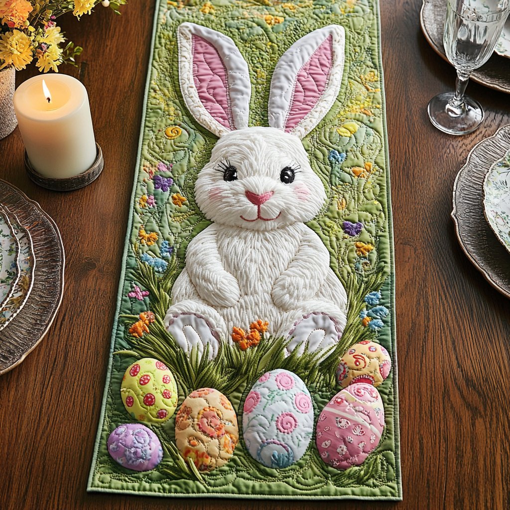 Cozy Easter Table Runner