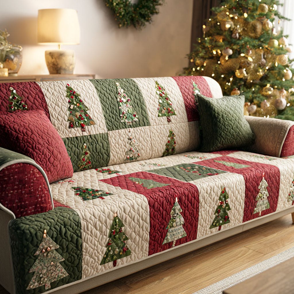 Cozy Evergreen Sofa Cover