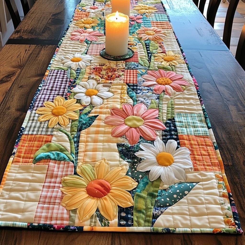 Cozy Florals Table Runner