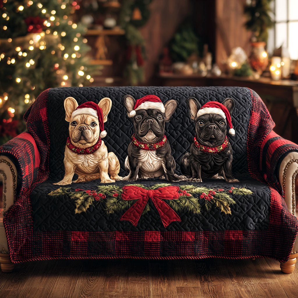 Cozy Frenchies Sofa Cover