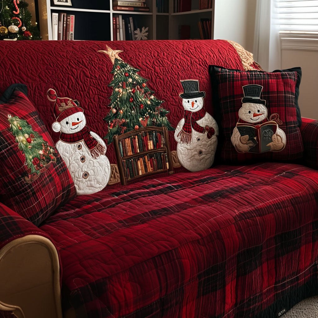 Cozy Frosty Nights Sofa Cover
