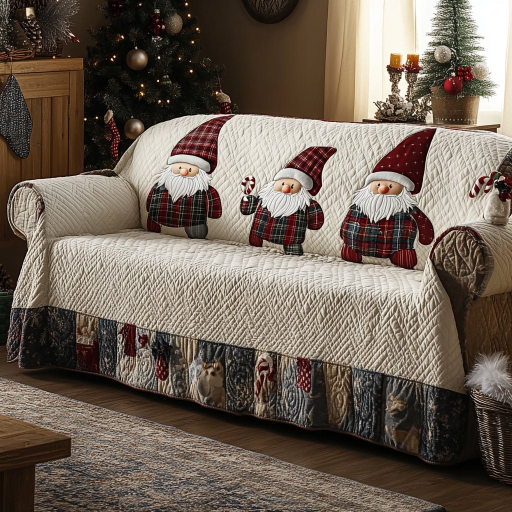 Cozy Gnome Cabin Sofa Cover