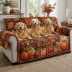 Cozy Golden Retriever Sofa Cover