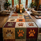 Cozy Paw Trail Table Runner