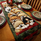 Cozy Poms Table Runner