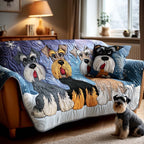 Cozy Pup Christmas Sofa Cover