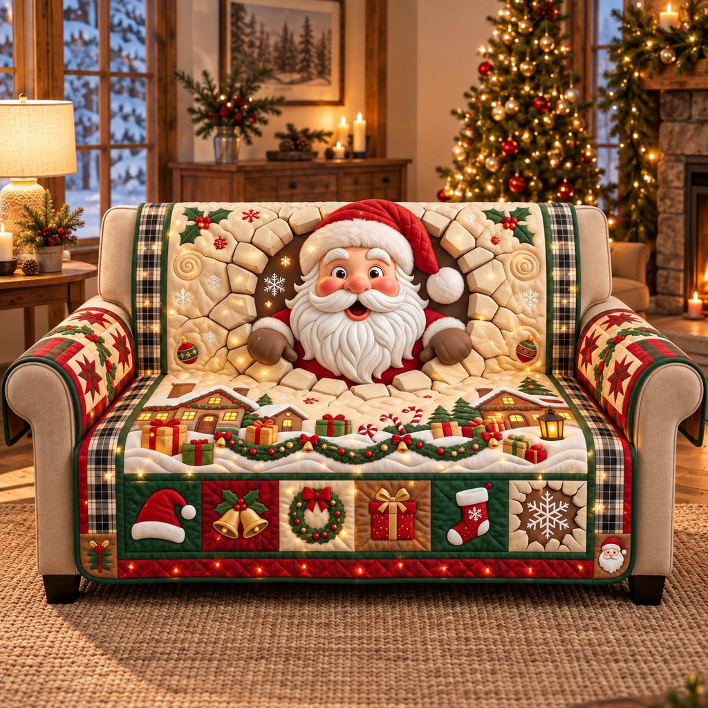 Cozy Santa Hug Sofa Cover