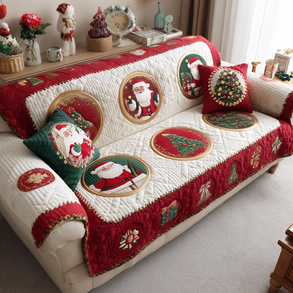 Cozy Santa Sofa Cover