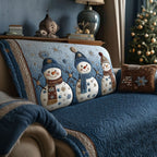 Cozy Snow Friends Sofa Cover
