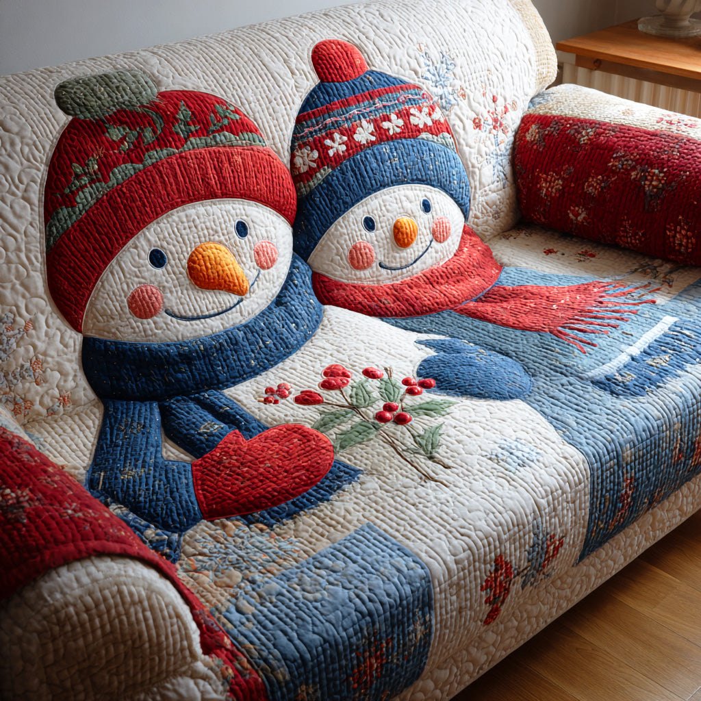 Cozy Snow Harmony Sofa Cover