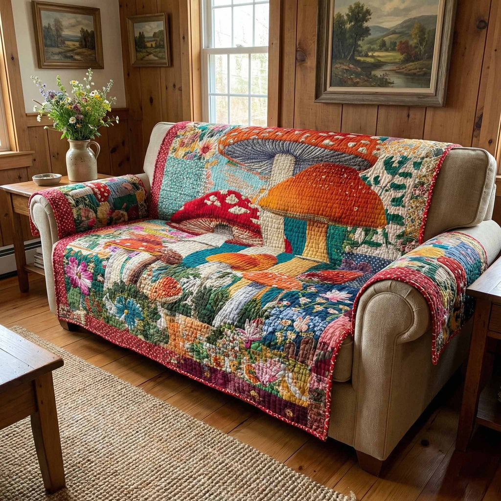 Cozy Toadstool Sofa Cover