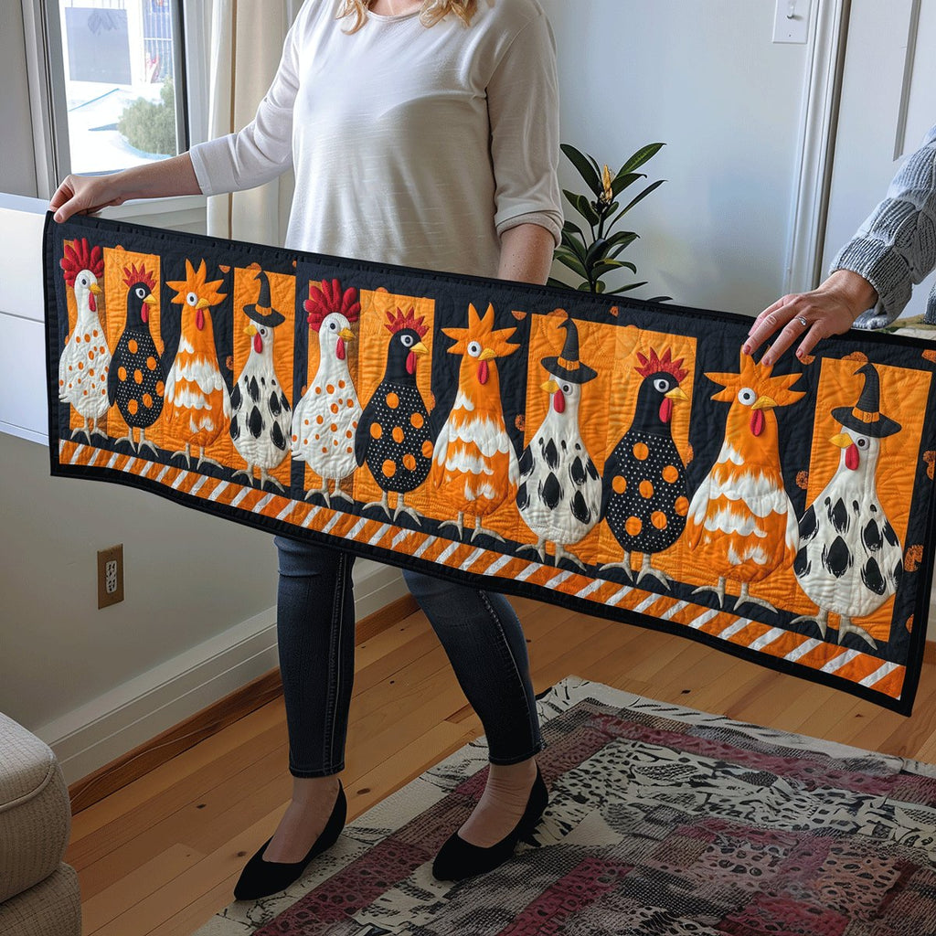 Creepy Coop Table Runner