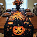 Creepy Moon Table Runner