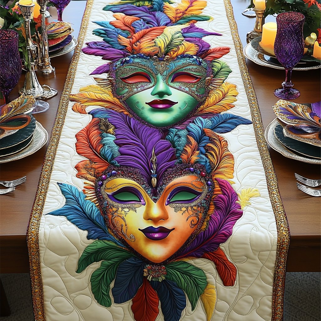 Creole Carnival Table Runner