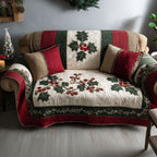 Crimson Berries Sofa Cover