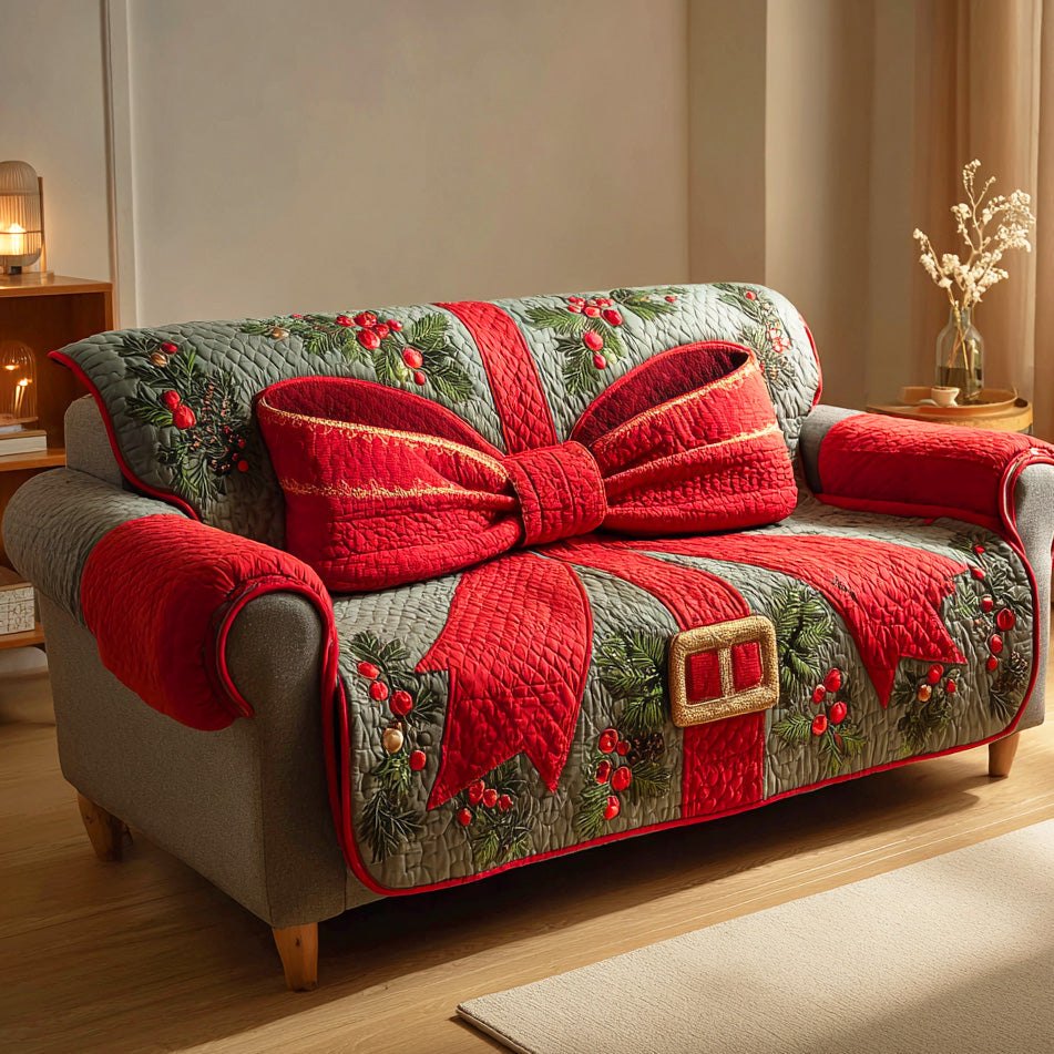 Crimson Bow Magic Sofa Cover