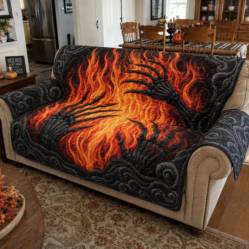 Crimson Cavern Sofa Cover