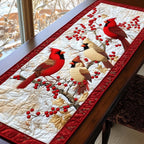 Crimson Chorus Table Runner