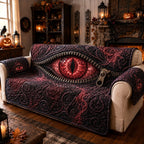Crimson Gaze Sofa Cover