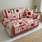 Crimson Rose Heirloom Sofa Cover