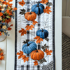 Crisp Pumpkin Air Table Runner