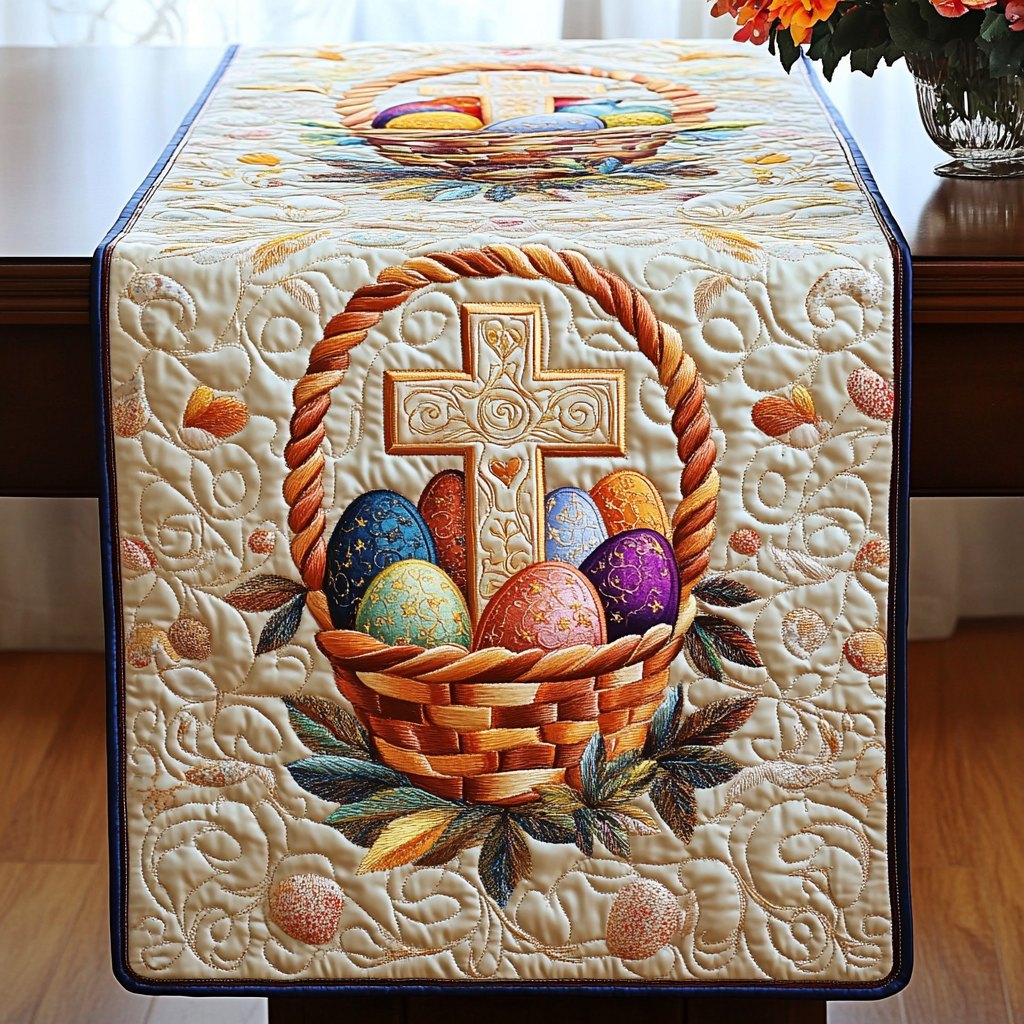 Cross Basket Grace Table Runner