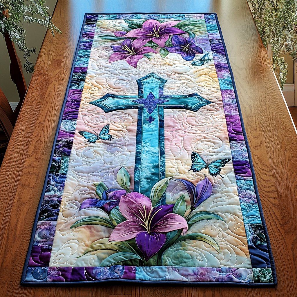 Cross Mark Table Runner