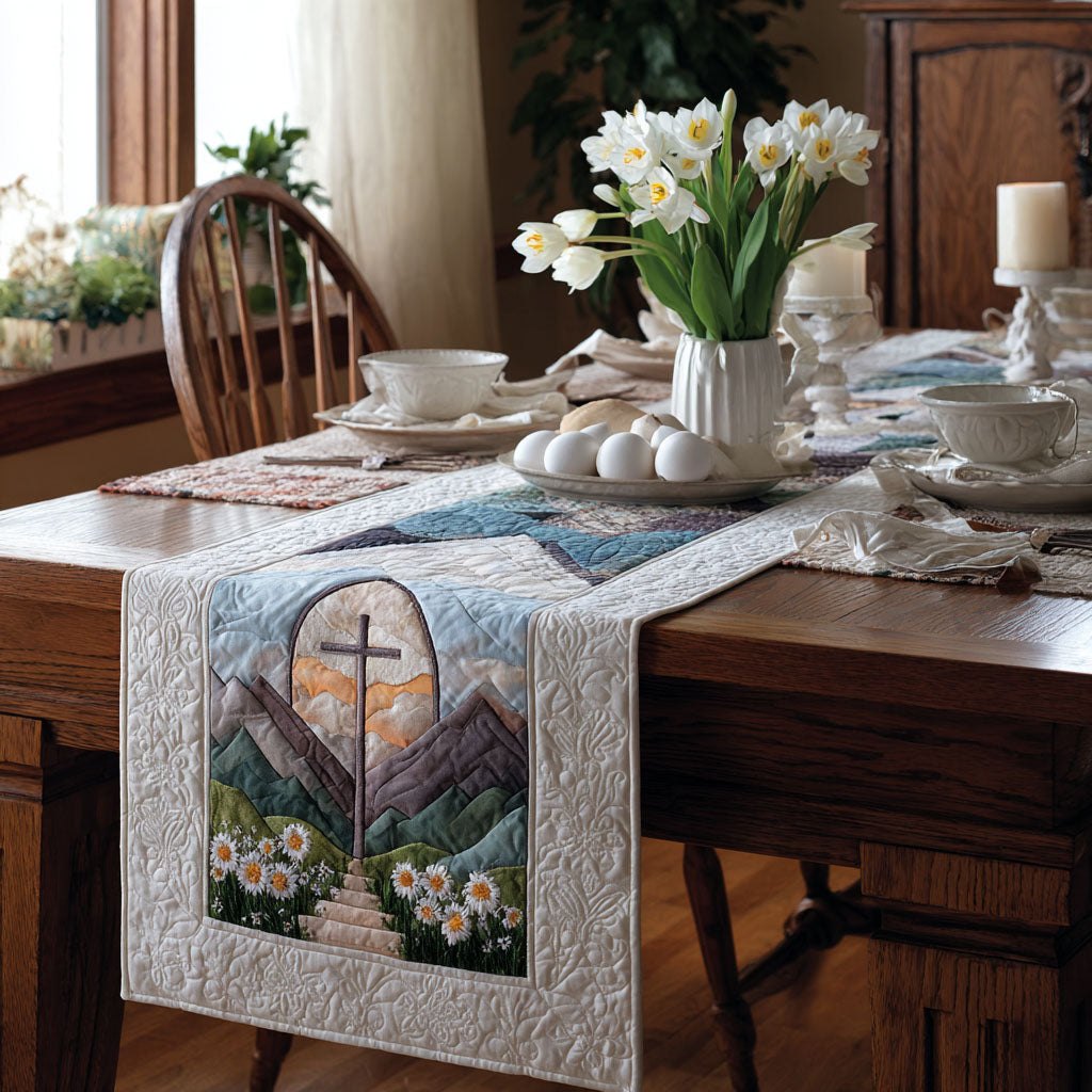Cross of Devotion and Faith Table Runner