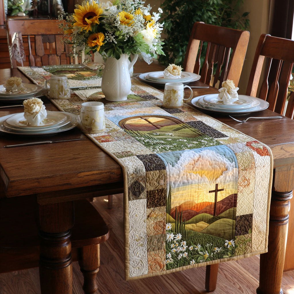 Cross of Eternal Hope Table Runner