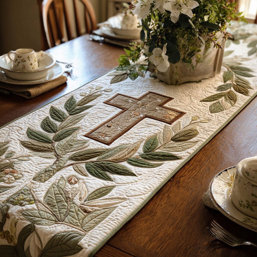 Cross of Graceful Strength Table Runner