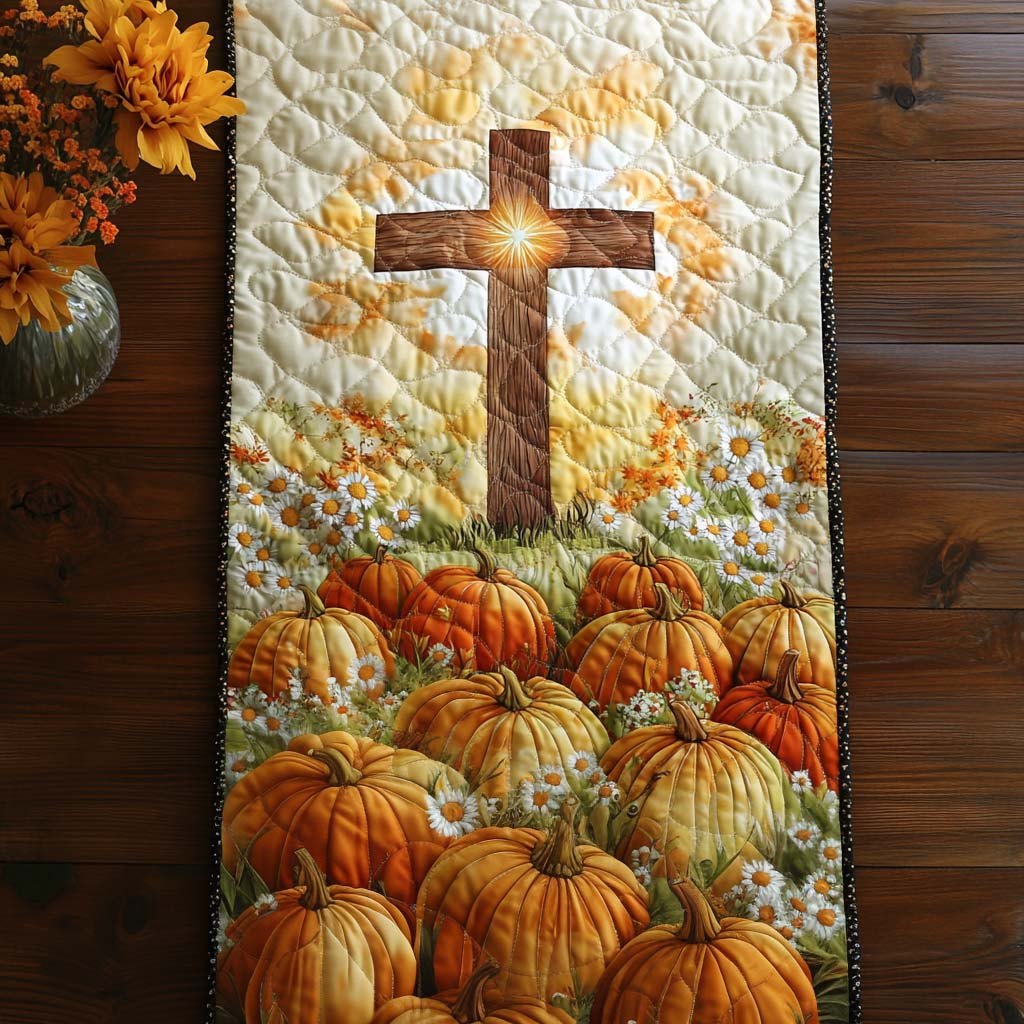 Cross of Harvest Table Runner