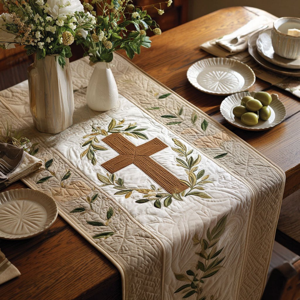 Cross of Holiness Table Runner