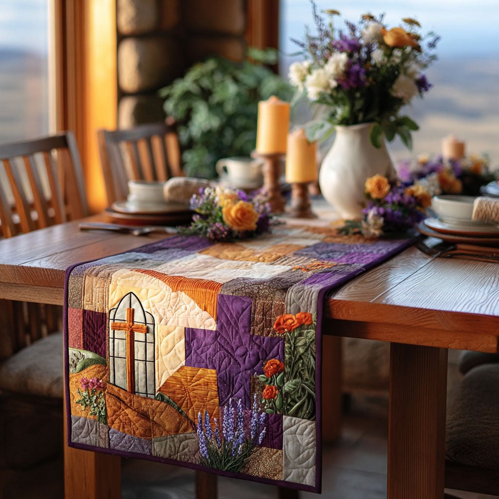 Cross of Hope and Love Table Runner