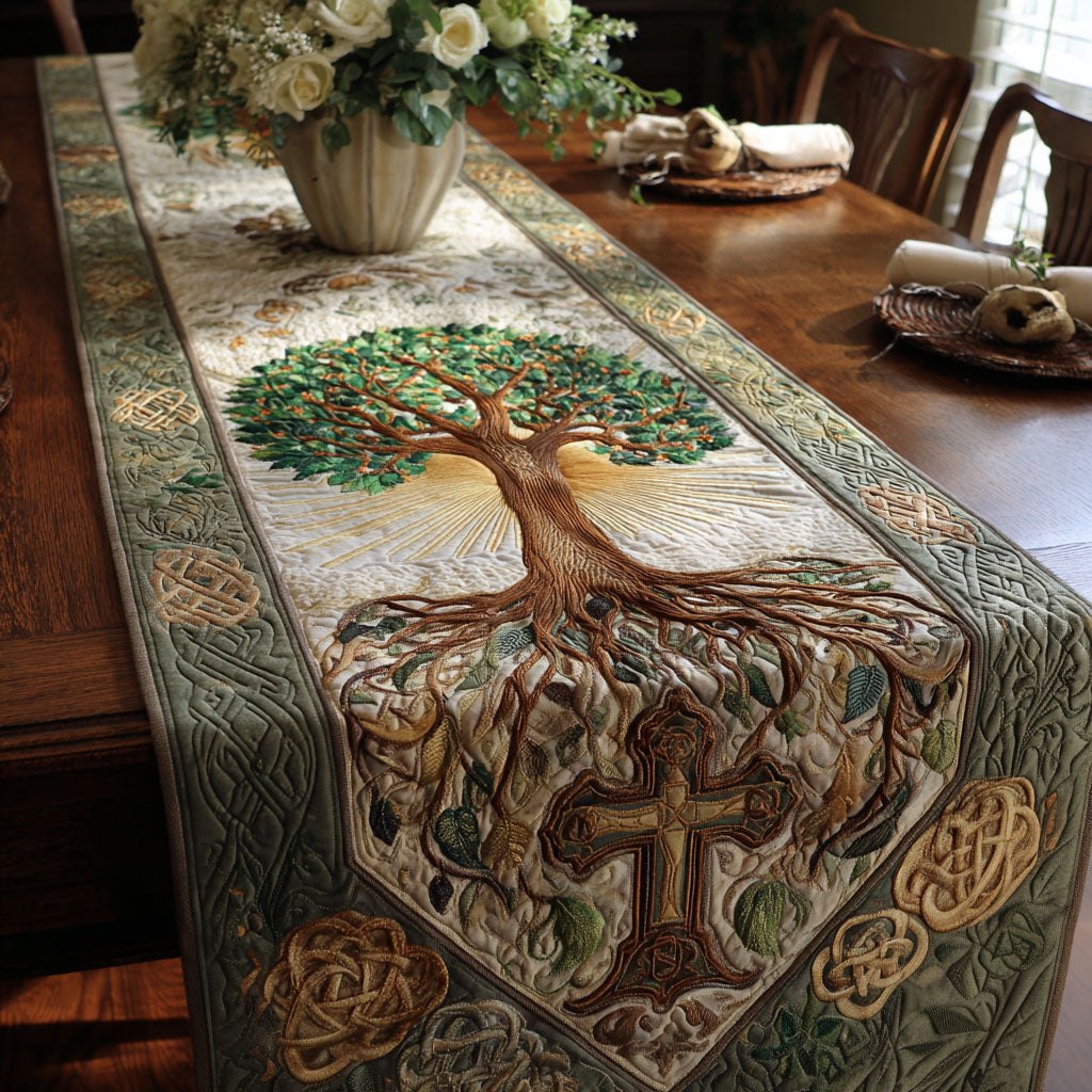 Cross of Light and Redemption Table Runner