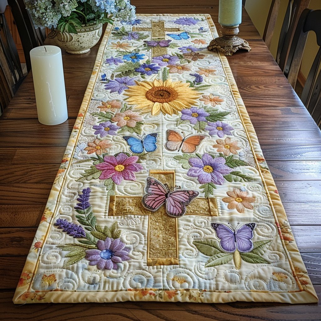 Cross of Peace Table Runner