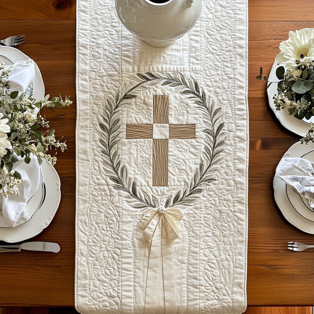 Cross of Resurrection Table Runner