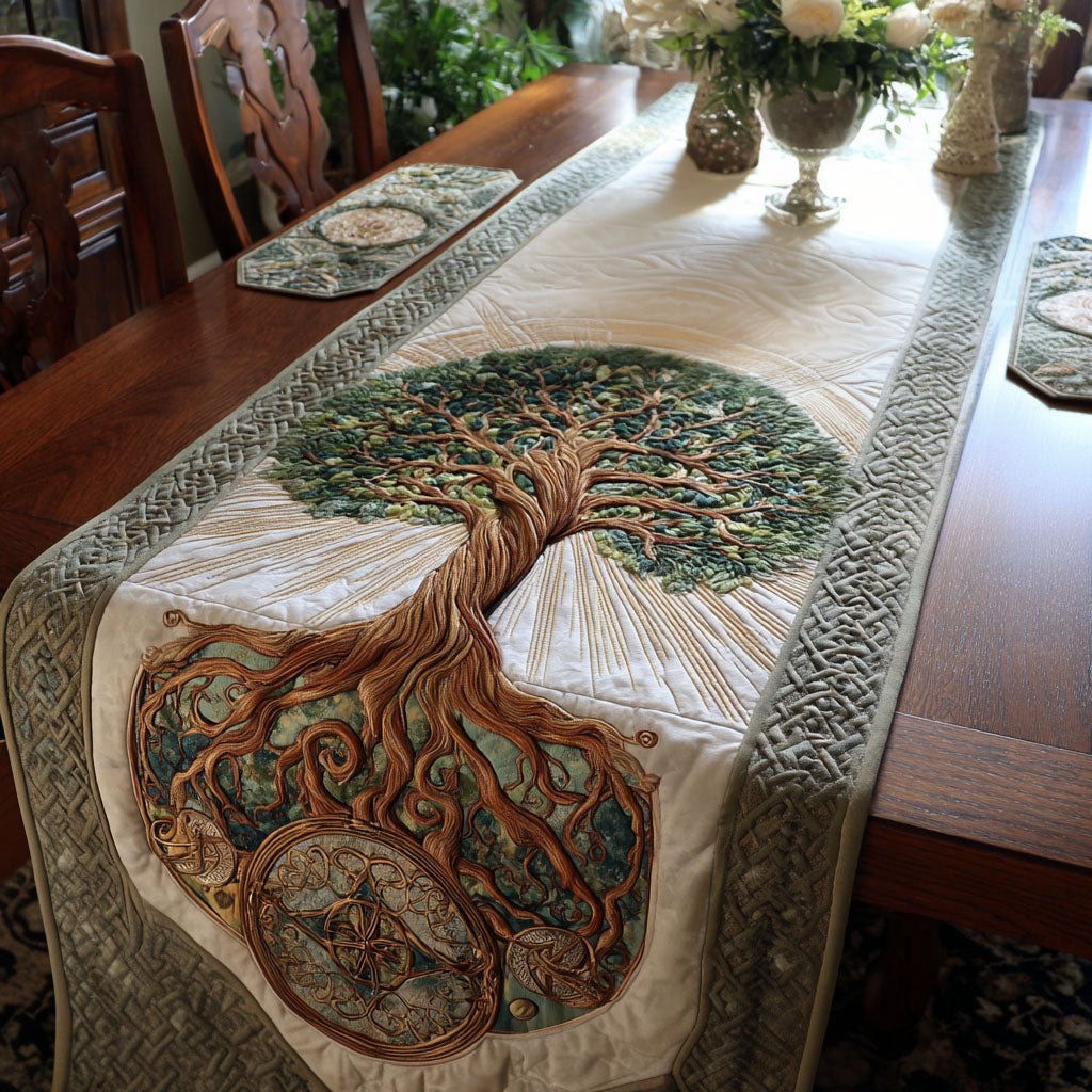 Cross of Victory and Strength Table Runner