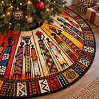 Crowned in Culture Christmas Tree Skirt