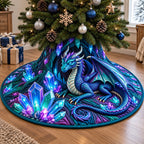 Crystal Cave Dragon Christmas Tree Skirt
