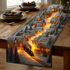 Crystal Snowfield Table Runner