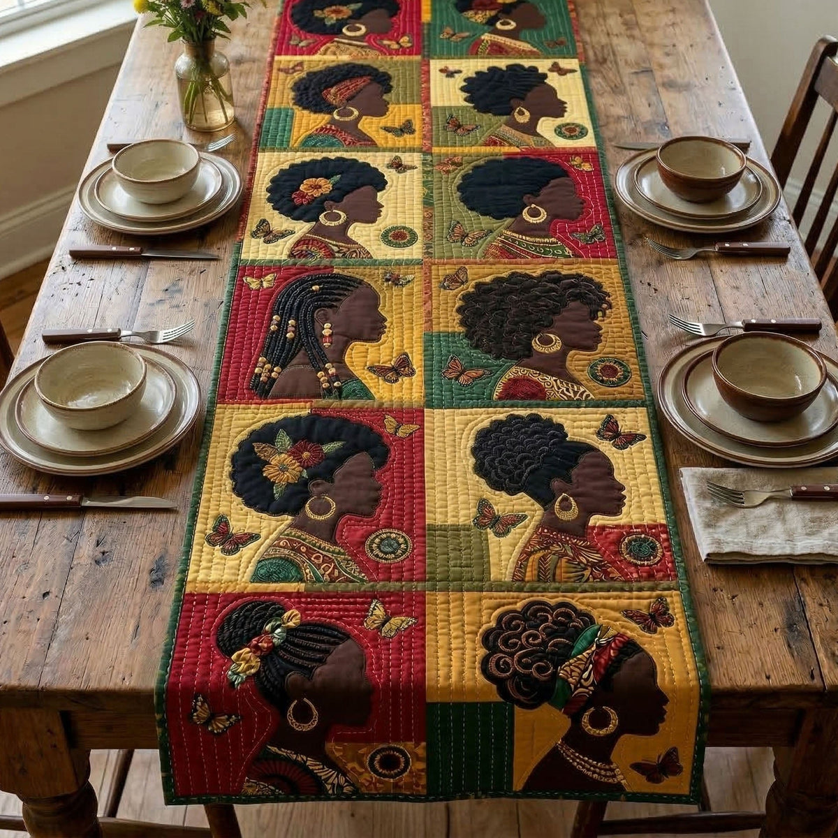 Cultural Pride Table Runner