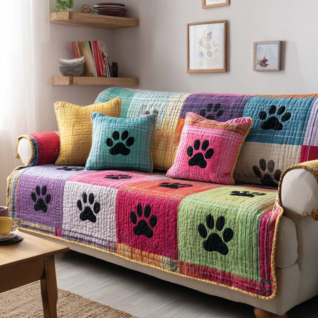 Cute Paw Sofa Cover