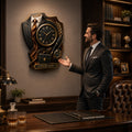 Executive Custom Name Wall Clock — personalized with a custom name
