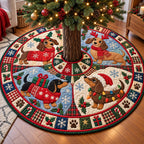 Dachshund Christmas Wishes Christmas Tree Skirt
