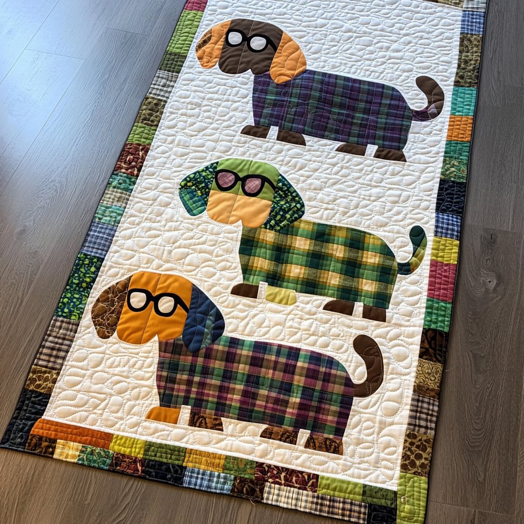 Dachshund Dream Table Runner