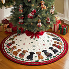Dachshund Dreams Christmas Tree Skirt