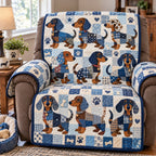 Dachshund Patchwork Sofa Cover