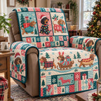 Dachshund Winter Sofa Cover