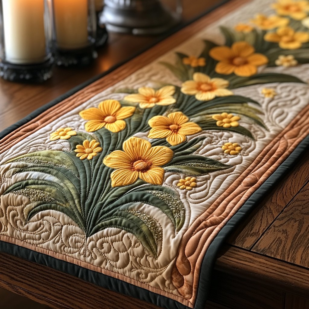 Daffodil Delight Table Runner