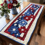 Daisies for Independence Table Runner